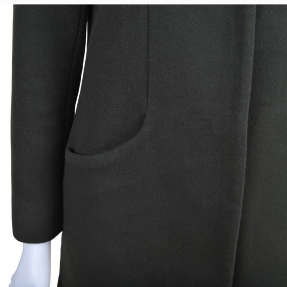 Aritzia Wilfred Cocoon Coat Jacket Wool Cashmere Green Size Small - Picture 6 of 14